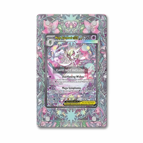 Khung thiết kế Mega Gardevoir ex 201-132 SIR SAR Mega Evolution Base Set bảo vệ thẻ bài - Extended Art Case for trading card Pokemon