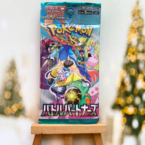 Gói thẻ bài Battle Partners SV9 Booster Pack tiếng Nhật chính hãng - Túi mù lẻ Series Scarlet Violet Pokemon TCG