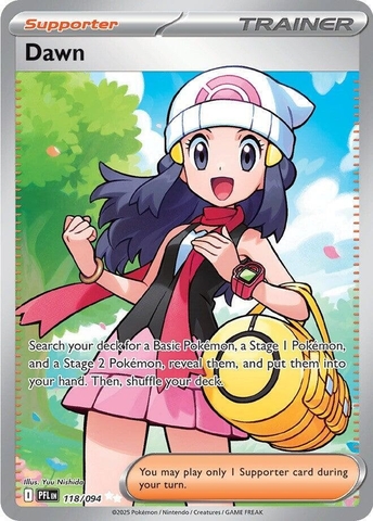 Thẻ hình Pokemon Dawn 118/094 - Lá bài lẻ Phantasmal Flames Ultra Rare tiếng Anh chính hãng