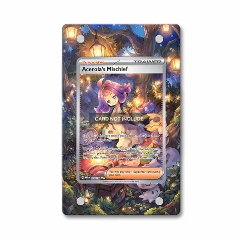 Khung thiết kế Acerola's Mischief 183-132 SIR SAR Mega Evolution Base Set bảo vệ thẻ bài - Extended Art Case for trading card Pokemon