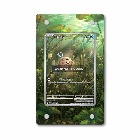 Khung thiết kế Feebas 198-191 IR AR Surging Sparks bảo vệ thẻ bài - Extended Art Case for trading card Pokemon