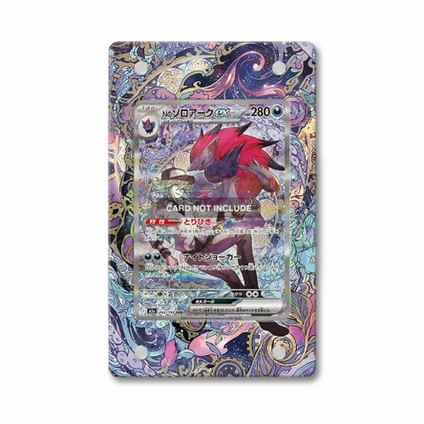 Khung thiết N's Zoroark ex 286-217 SIR SAR Ascended Heroes bảo vệ thẻ bài - Extended Art Case for trading card Pokemon