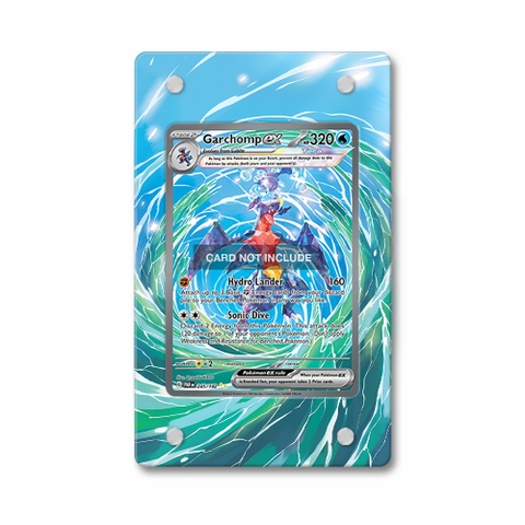 Khung thiết kế Garchomp ex 245-182 SIR SAR Paradox Rift bảo vệ thẻ bài - Extended Art Case for trading card Pokemon