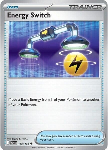 Thẻ hình Pokemon Energy Switch 115/132 - Lá bài lẻ Mega Evolution Base Set Common tiếng Anh chính hãng