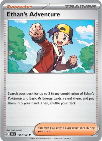 Thẻ hình Pokemon Ethan's Adventure 165/182 - Lá bài lẻ Destined Rivals Uncommon tiếng Anh chính hãng