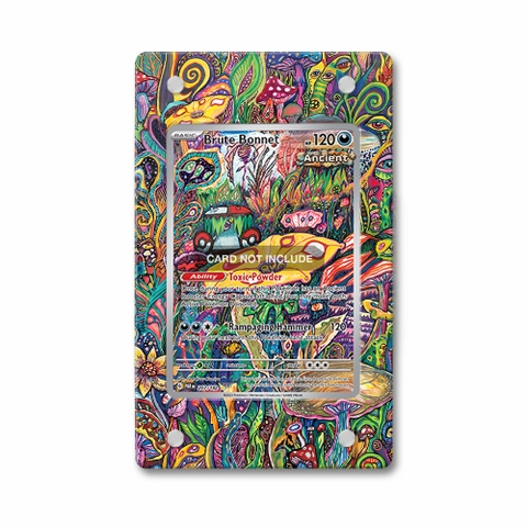 Khung thiết kế Brute Bonnet 207-182 IR AR Paradox Rift bảo vệ thẻ bài - Extended Art Case for trading card Pokemon