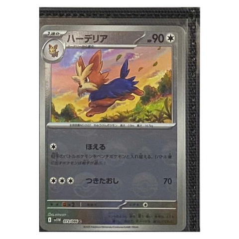 Thẻ hình Pokemon Herdier 073/086 - Lá bài lẻ White Flare SV11W Pokeball Holo tiếng Nhật chính hãng