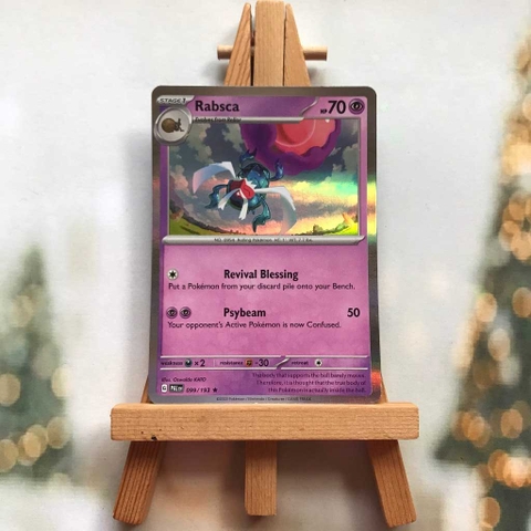 Thẻ hình Pokemon Rabsca 099/193 - Lá bài lẻ Scarlet & Violet: Paldea Evolved Reverse Holo Rare tiếng Anh chính hãng
