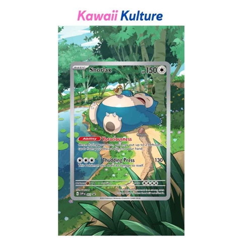 Snorlax SVP051 Extended Art Case for trading card Pokemon