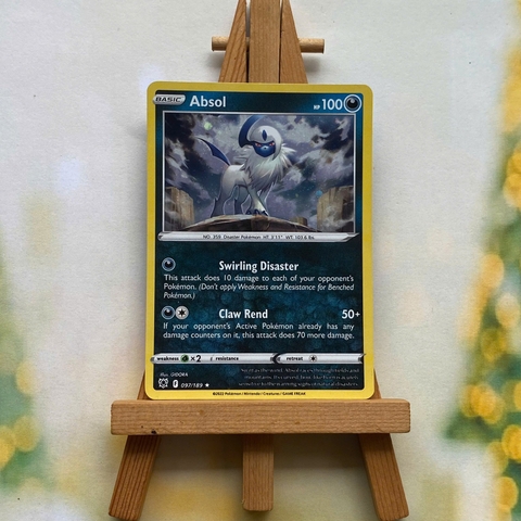 Thẻ hình Pokemon Absol 097/189 - Lá bài lẻ Sword & Shield: Astral Radiance Holo Rare tiếng Anh chính hãng