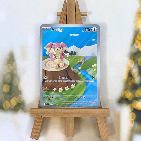 Thẻ hình Pokemon Audino 151/086 - Lá bài lẻ Black Bolt Illustration Rare tiếng Anh chính hãng