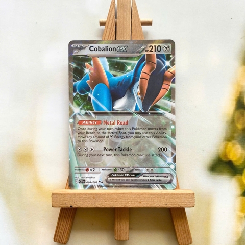 Thẻ hình Pokemon Cobalion ex 064/086 - Lá bài lẻ Chaos Rising Double Rare tiếng Anh chính hãng