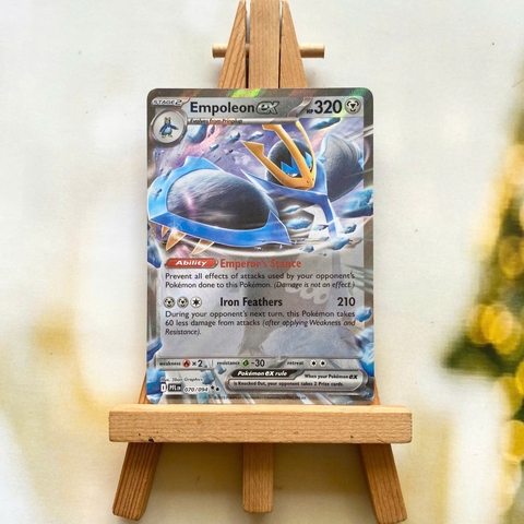 Thẻ hình Pokemon Empoleon ex 070/094 - Lá bài lẻ Phantasmal Flames Double Rare tiếng Anh chính hãng