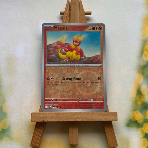 Thẻ hình Pokemon Magmar 020/159 - Lá bài lẻ Journey Together Common Reverse Holo tiếng Anh chính hãng