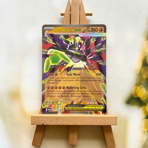 Thẻ hình Pokemon Mega Zygarde ex 047/088 - Lá bài lẻ Perfect Order Double Rare tiếng Anh chính hãng