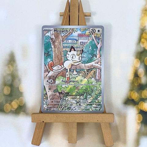 Thẻ hình Pokemon Meowth 106/094 - Lá bài lẻ Phantasmal Flames Illustration Rare tiếng Anh chính hãng