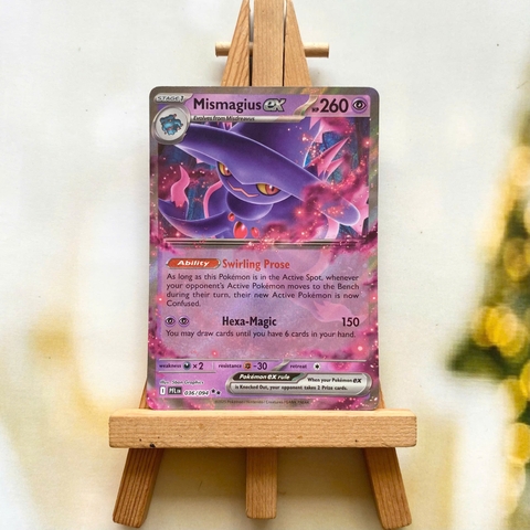 Thẻ hình Pokemon Mismagius ex 036/094 - Lá bài lẻ Phantasmal Flames Double Rare tiếng Anh chính hãng