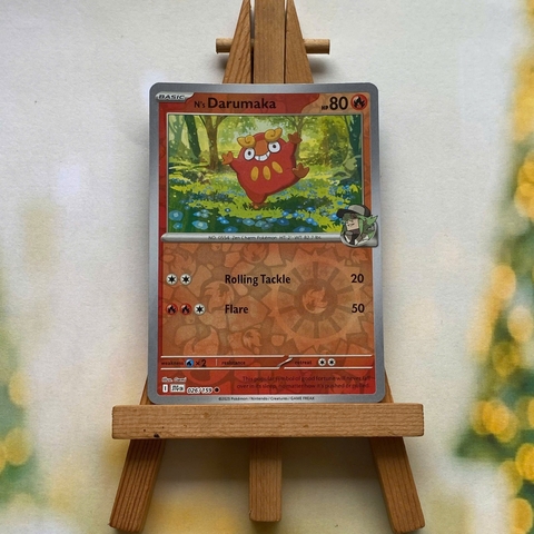 Thẻ hình Pokemon N's Darumaka 026/159 - Lá bài lẻ Journey Together Common Reverse Holo tiếng Anh chính hãng