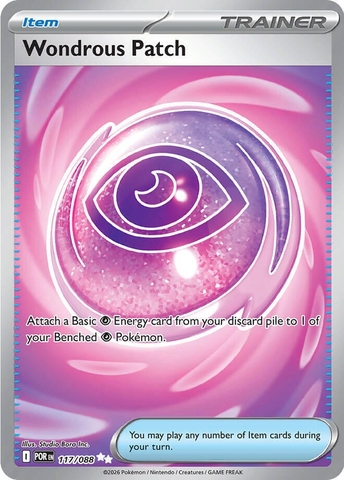 Thẻ hình Pokemon Wondrous Patch 117/088 - Lá bài lẻ Perfect Order Ultra Rare tiếng Anh chính hãng