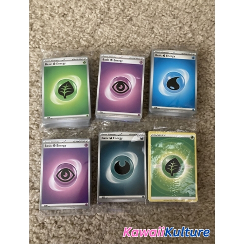 Gói 45 Thẻ bài Pokemon Năng lượng Energy (seal) từ ETB Pokemon TCG chính hãng