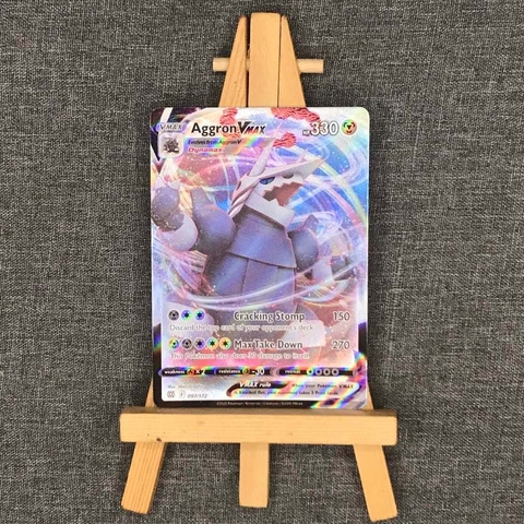 Thẻ hình Pokemon Aggron VMAX 097/172  - Lá bài lẻ Brilliant Stars Ultra Rare tiếng Anh chính hãng