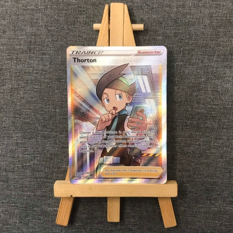 Thẻ hình Pokemon Thorton 195/196  - Lá bài lẻ Lost Origin Full Art Ultra Rare tiếng Anh chính hãng