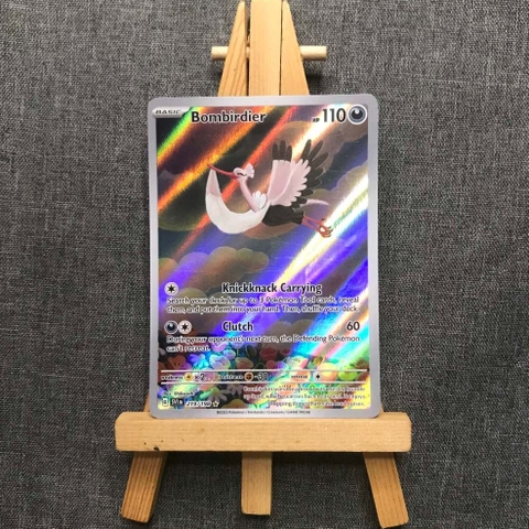 Thẻ hình Pokemon Bombirdier 219/198 - Lá bài lẻ Scarlet & Violet Base Set Illustration Rare tiếng Anh chính hãng