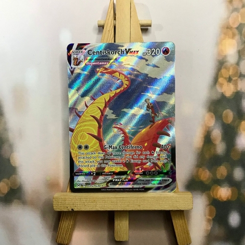 Thẻ hình Pokemon Centiskorch VMAX TG15/TG30 -Bài lẻ Ultra Rare tiếng Anh chính hãng