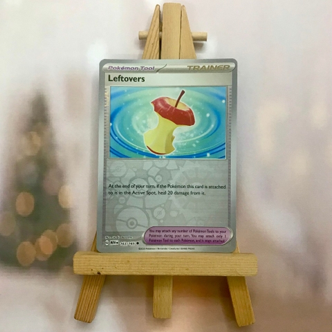 Thẻ hình Pokemon Leftovers 163/165 - Lá bài Scarlet & Violet 151 Uncommon Reverse Holo tiếng Anh chính hãng