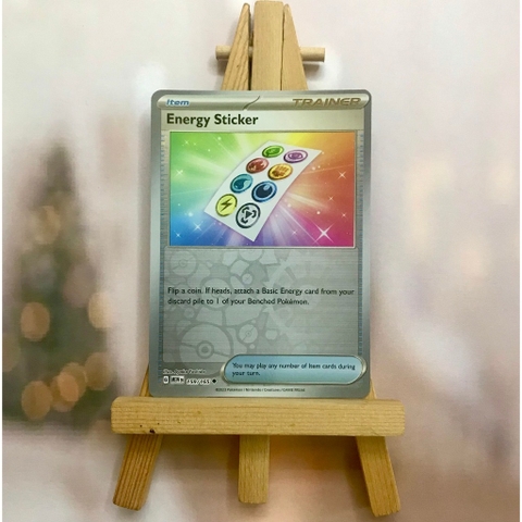 Thẻ hình Pokemon Energy Sticker 159/165 - Lá bài Scarlet & Violet 151 Uncommon Reverse Holo tiếng Anh