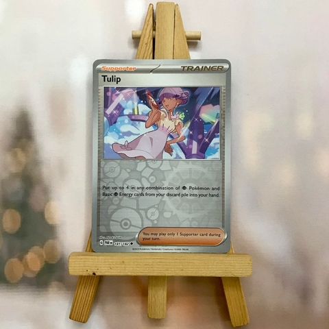 Thẻ hình Pokemon Tulip 181/182 - Lá bài lẻ Paradox Rift Uncommon Reverse Holo tiếng Anh chính hãng