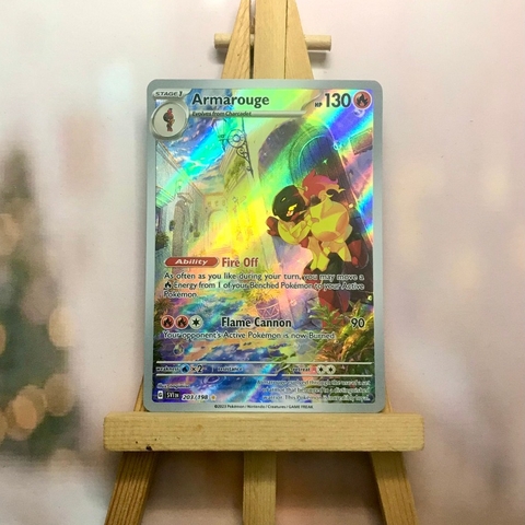 Thẻ hình Pokemon Armarouge 203/198 - Lá bài lẻ Scarlet & Violet Base Set Illustration Rare tiếng Anh chính hãng