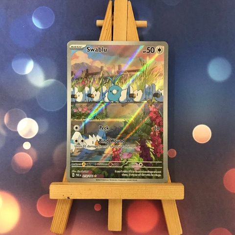 Thẻ hình Pokemon Swablu 213/182 - Lá bài lẻ Paradox Rift Illustration Rare tiếng Anh chính hãng