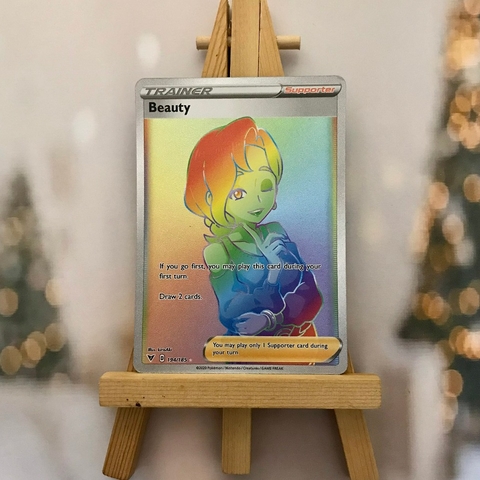 Thẻ hình Pokemon Beauty 194/185 - Lá bài lẻ Hyper Rare tiếng Anh chính hãng