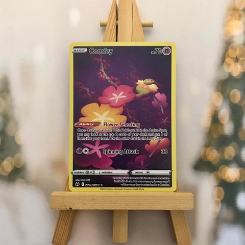 Thẻ hình Pokemon Comfey GG14/GG70 - Lá bài lẻ Holo Rare tiếng Anh chính hãng