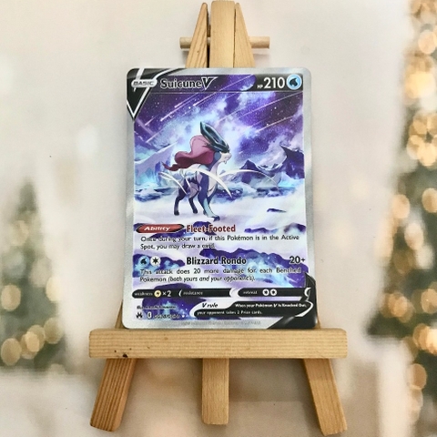 Thẻ hình Pokemon Suicune V GG38/GG70  - Lá bài lẻ Full Art Ultra Rare tiếng Anh chính hãng