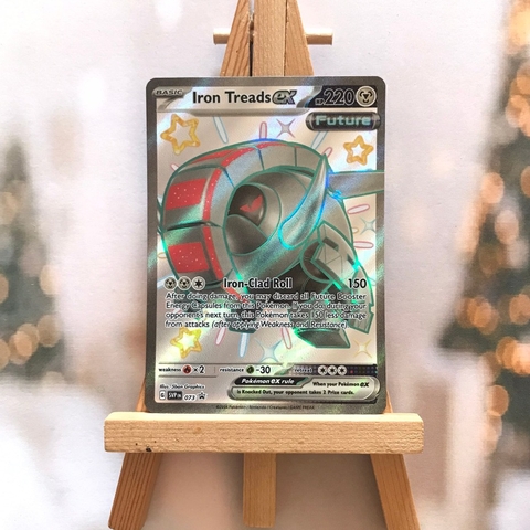 Thẻ hình Pokemon Iron Treads ex SVP073 - Lá bài lẻ Shiny Promo tiếng Anh chính hãng