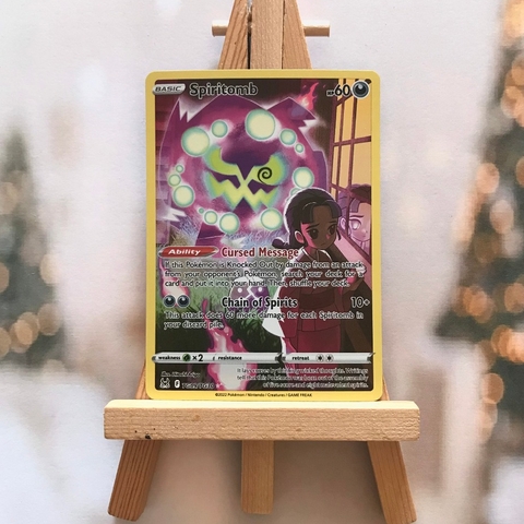 Thẻ hình Pokemon Spiritomb TG09/TG30 - Lá bài lẻ Holo Rare tiếng Anh chính hãng
