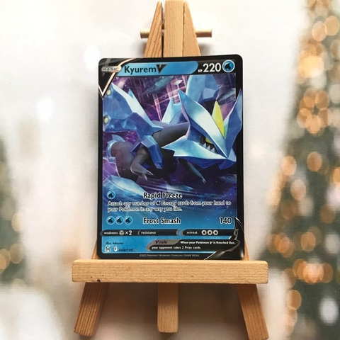 Thẻ hình Pokemon Kyurem V 048/196 - Lá bài lẻ Lost Origin Ultra Rare tiếng Anh chính hãng