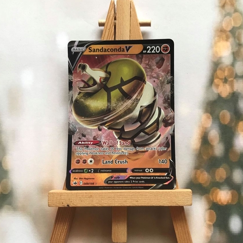 Thẻ hình Pokemon Sandaconda V 089/198 - Lá bài lẻ Chilling Reign Ultra Rare tiếng Anh chính hãng