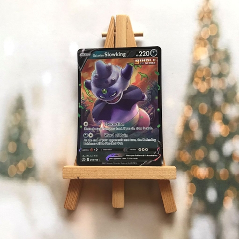 Thẻ hình Pokemon Galarian Slowking V 099/198 - Lá bài lẻ Chilling Reign Ultra Rare tiếng Anh chính hãng