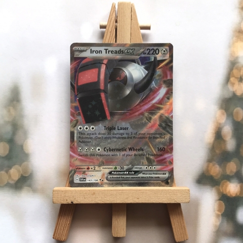 Thẻ hình Pokemon Iron Treads ex 143/198 - Lá bài Scarlet & Violet Base Set Ultra Rare tiếng Anh chính hãng