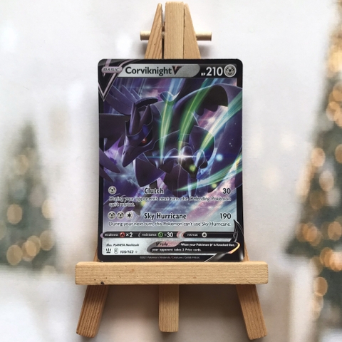 Thẻ hình Pokemon Corviknight V 109/163 - Lá bài lẻ Battle Styles Ultra Rare tiếng Anh chính hãng