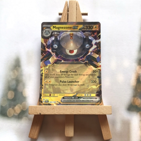 Thẻ hình Pokemon Magnezone ex 065/198  - Lá bài Scarlet & Violet Base Set Ultra Rare tiếng Anh chính hãng