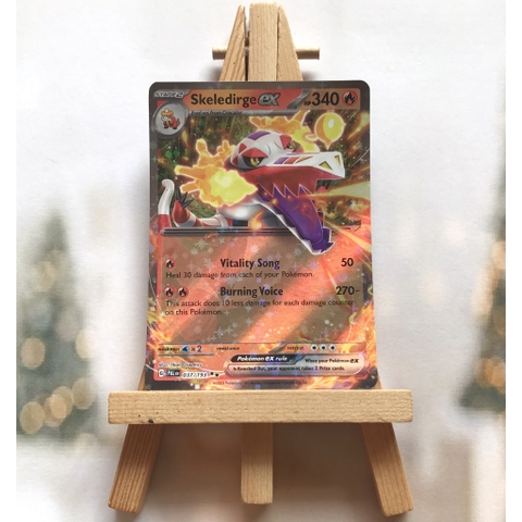 Thẻ hình Pokemon Skeledirge ex 037/193 - Lá bài Scarlet & Violet: Paldea Evolved Ultra Rare tiếng Anh chính hãng