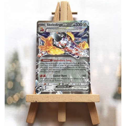 Thẻ hình Pokemon Skeledirge ex 137/182 - Lá bài Scarlet & Violet: Paradox Rift Ultra Rare tiếng Anh chính hãng