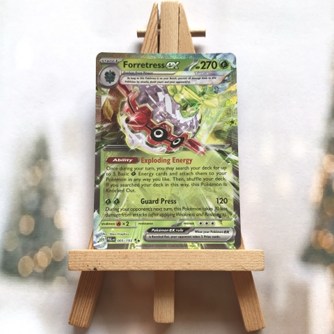 Thẻ hình Pokemon Forretress ex 005/193 - Lá bài Scarlet & Violet: Paldea Evolved Ultra Rare tiếng Anh chính hãng