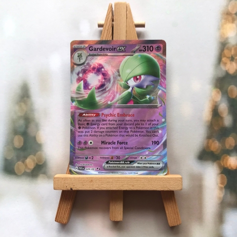 Thẻ hình Pokemon Gardevoir ex 029/091 - Lá bài lẻ Paldean Fates Ultra Rare tiếng Anh chính hãng