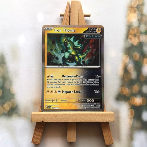 Thẻ hình Pokemon Iron Thorns 062/162 - Lá bài lẻ Temporal Forces Holo Rare Reverse Holo tiếng Anh chính hãng