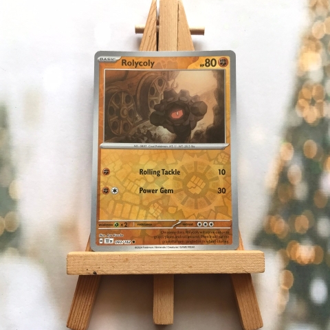 Thẻ hình Pokemon Rolycoly 093/162 - Lá bài lẻ Temporal Forces Common Reverse Holo tiếng Anh chính hãng